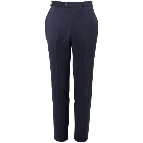 Brook Taverner Avalino Flat Front Trousers Navy